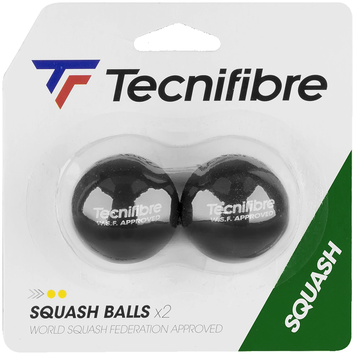 Tecnifibre  Double Yellow Dot Squash Ball