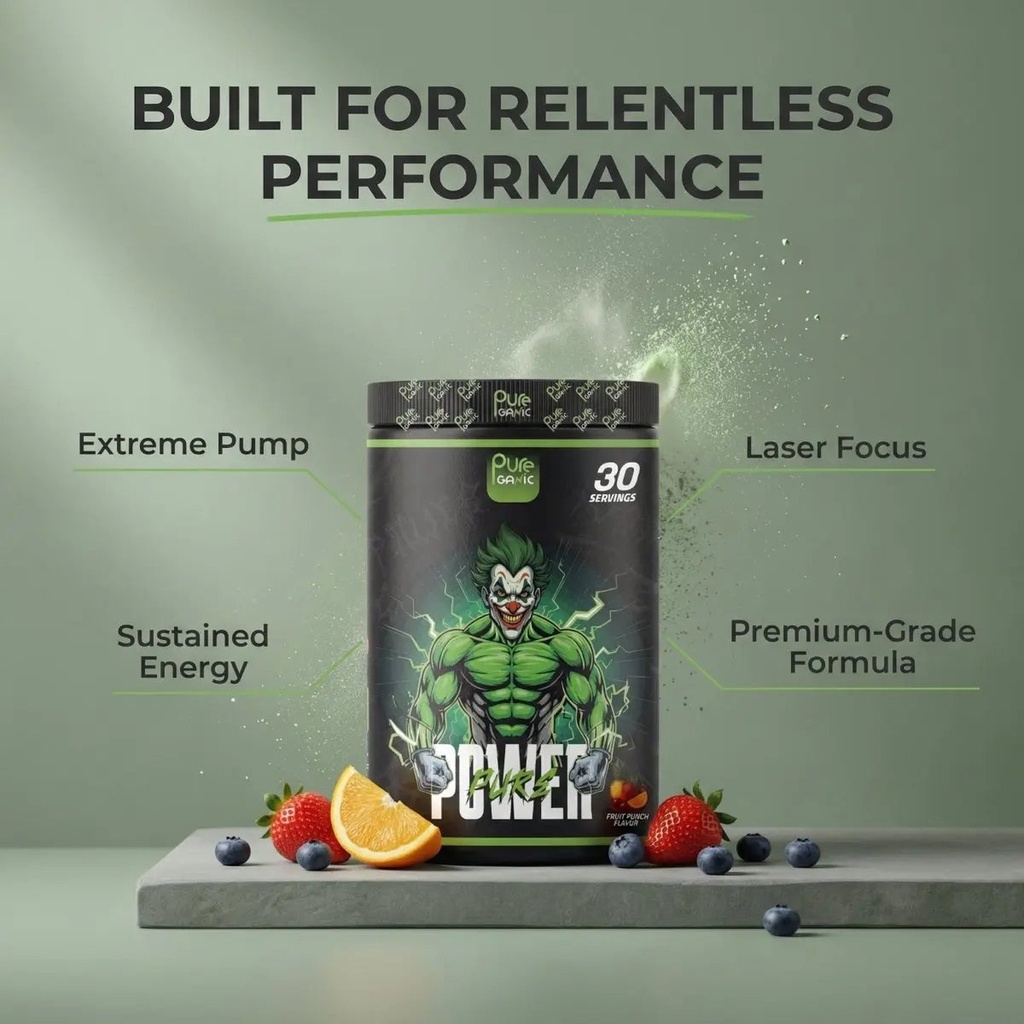Pure Power Pre-Workout Fruit Punch — 2