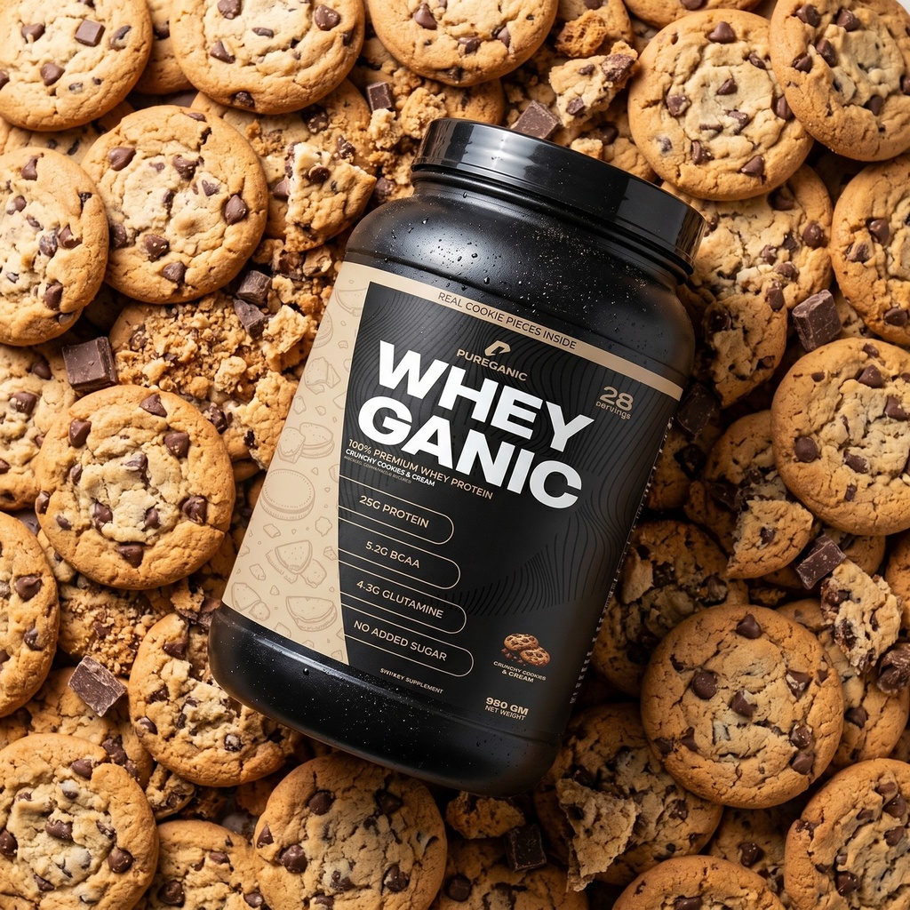 Whey Ganic Crunchy Cookies & Cream — 3