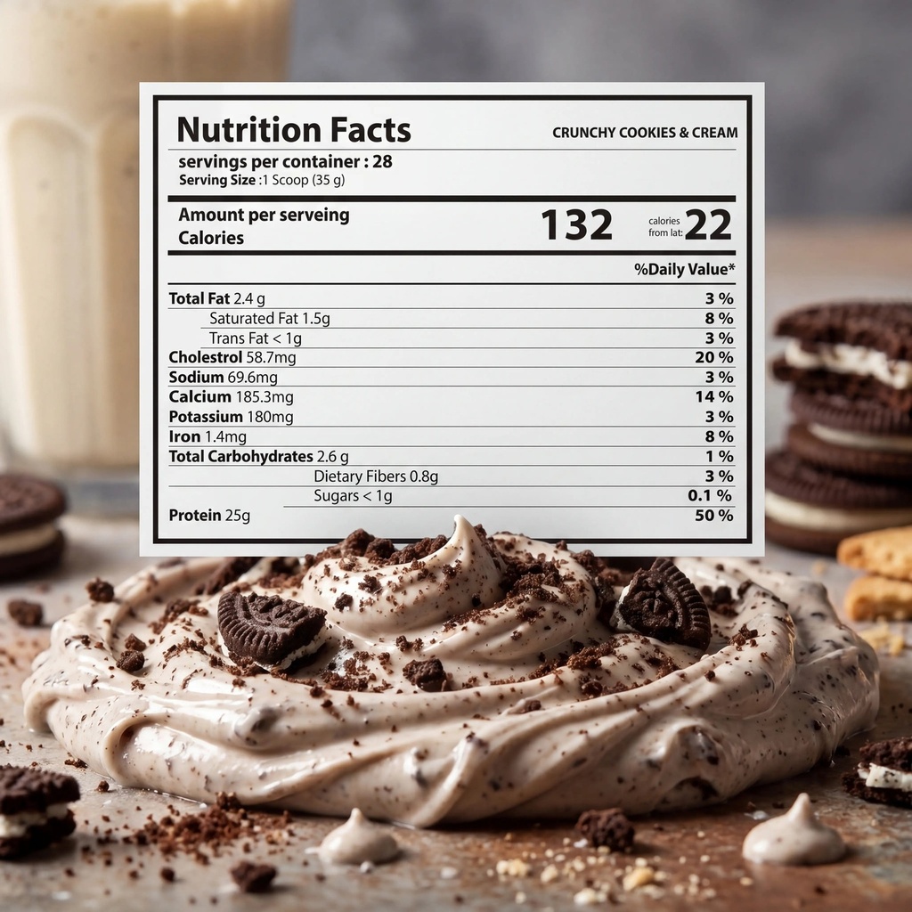 Whey Ganic Crunchy Cookies & Cream — 4