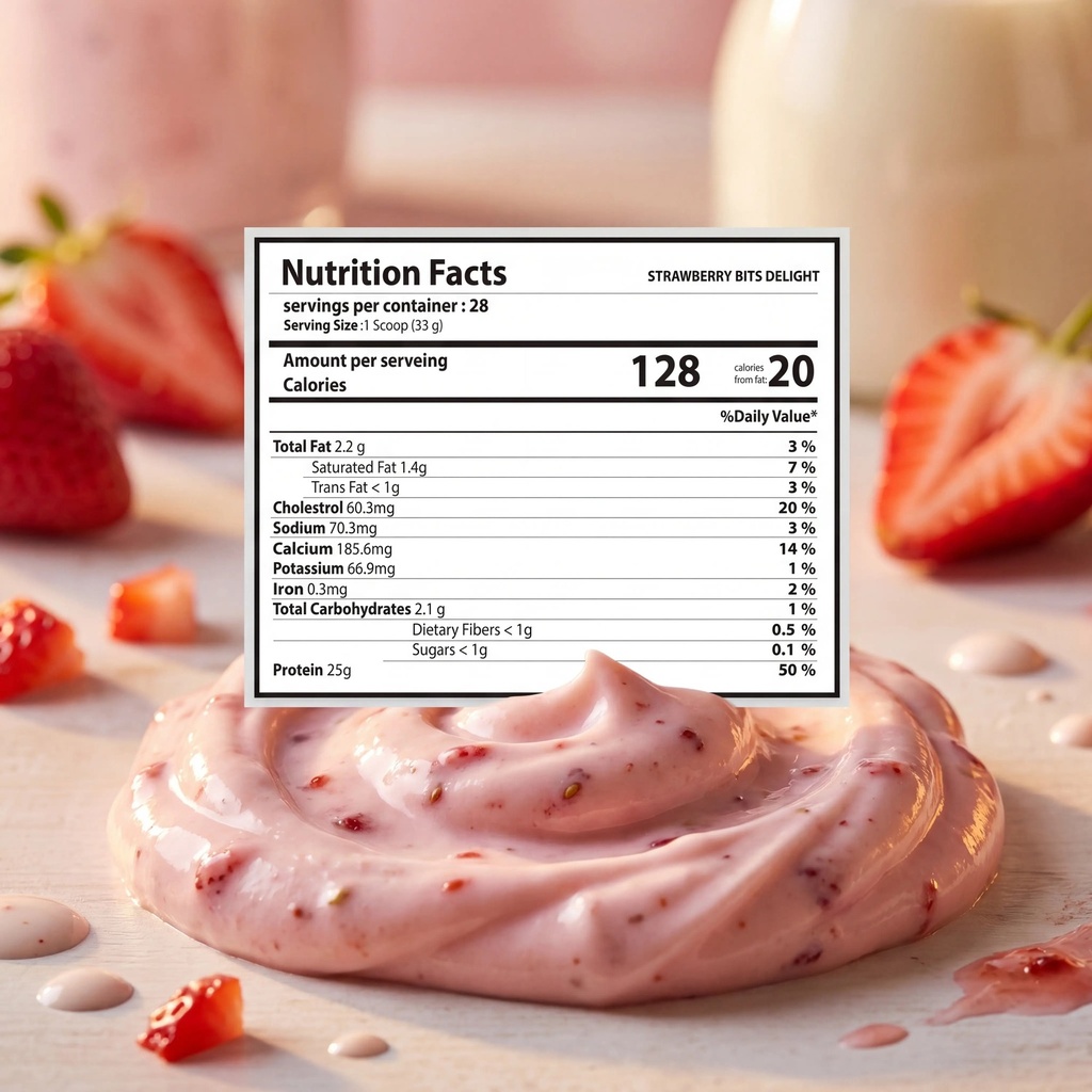 Whey Ganic Strawberry bits delights — 4
