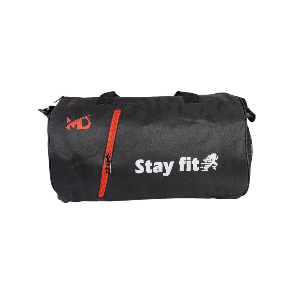 Barrel Duffel Bag with Side Pocket — 3