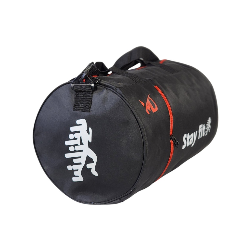 Barrel Duffel Bag with Side Pocket — 5