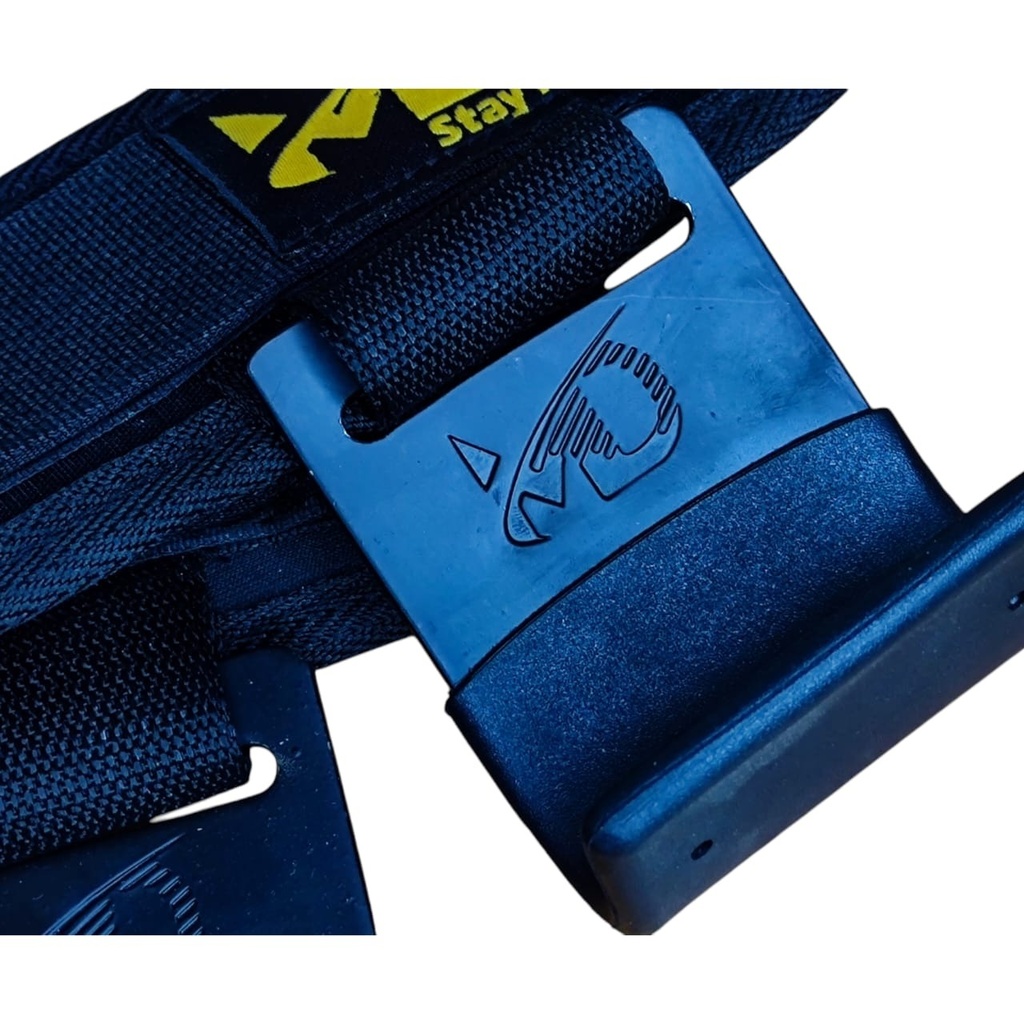 M D Stay Fit Heavy Duty Metal Lifting Hooks with Neoprene Padded Wrist Straps — 3