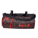 Large Barrel Duffel Bag with Side Zip Po — 3