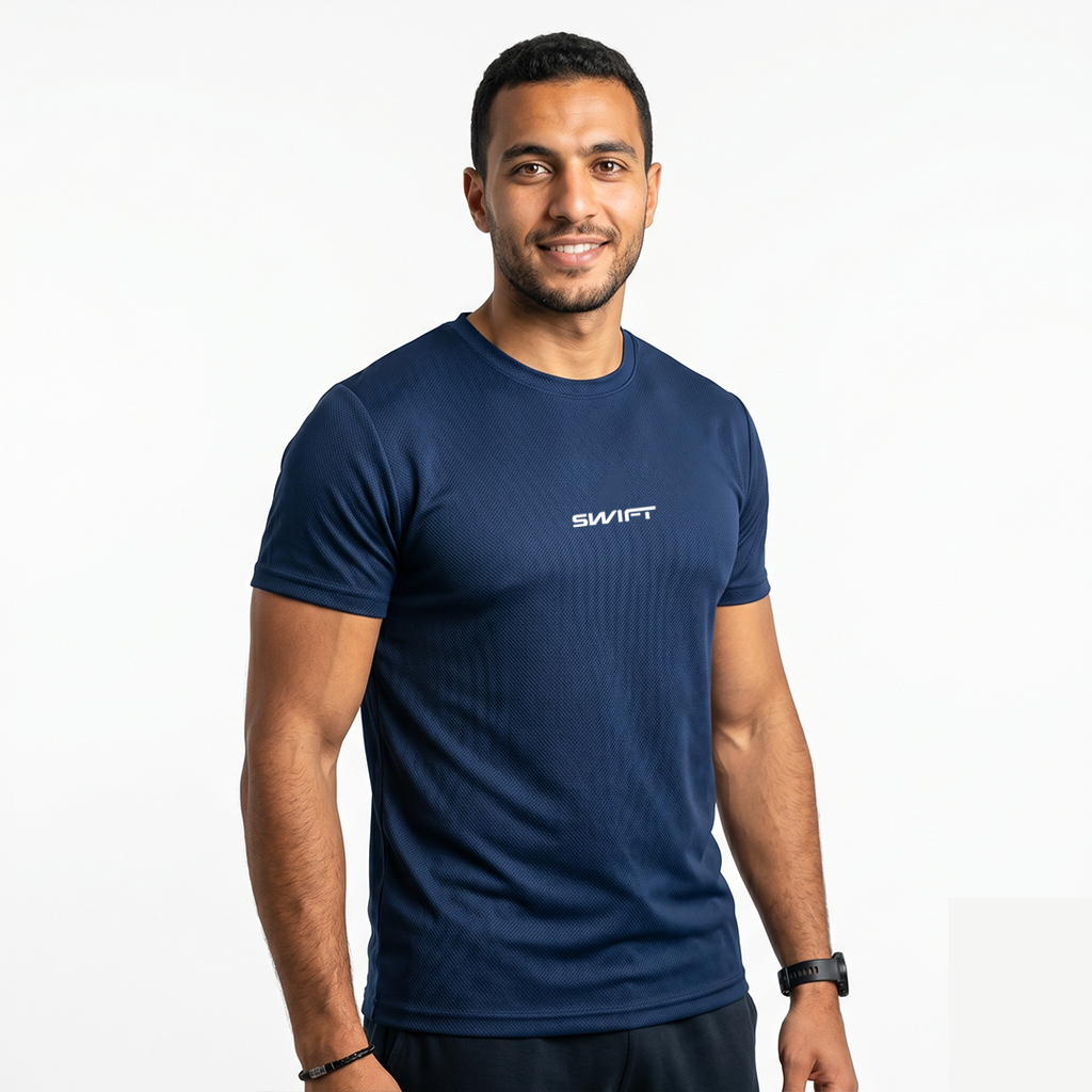 Swift DRI-FIT T-Shirt — Men — Navy