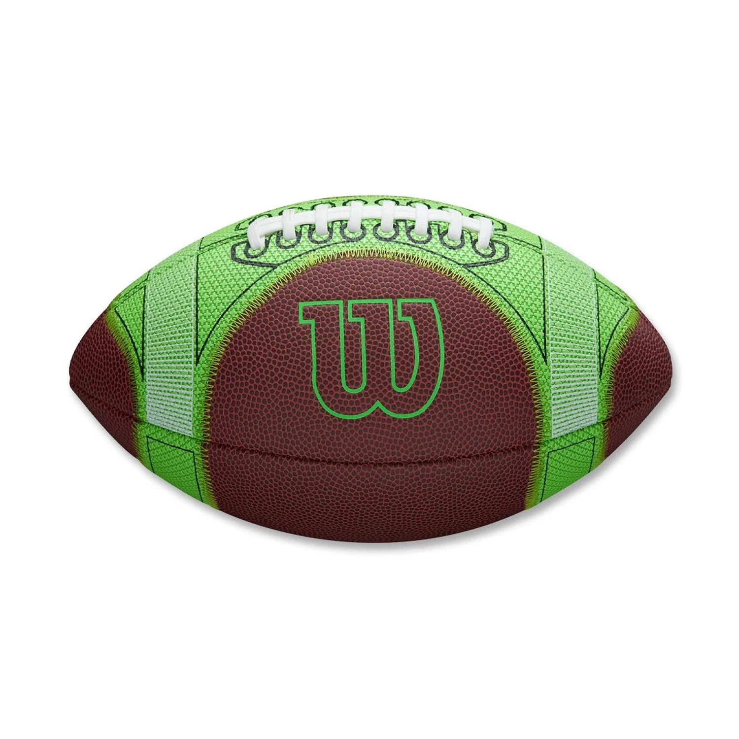 Hylite Youth American Football, Brown/Green (TDY)