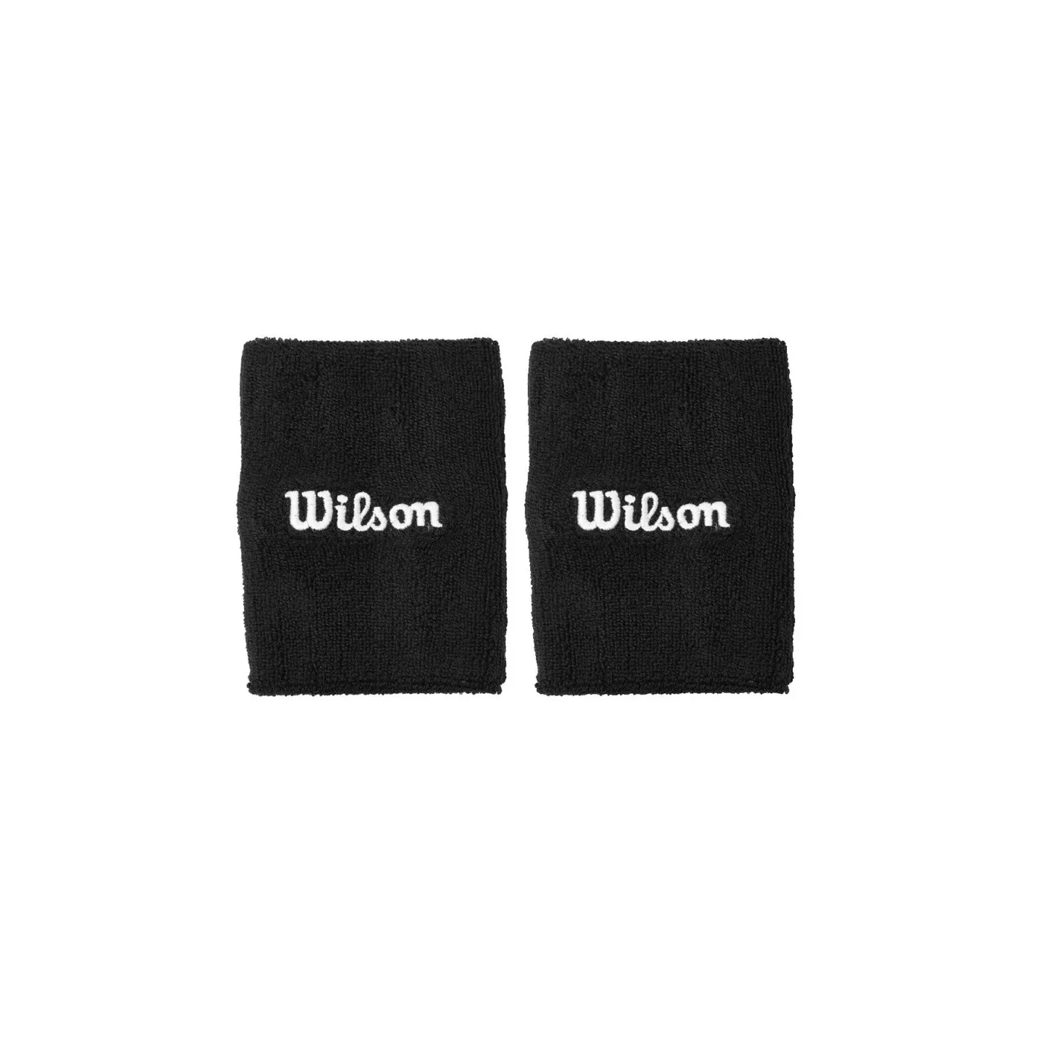 U WIDE TERRY WRISTBANDS BLACK OS