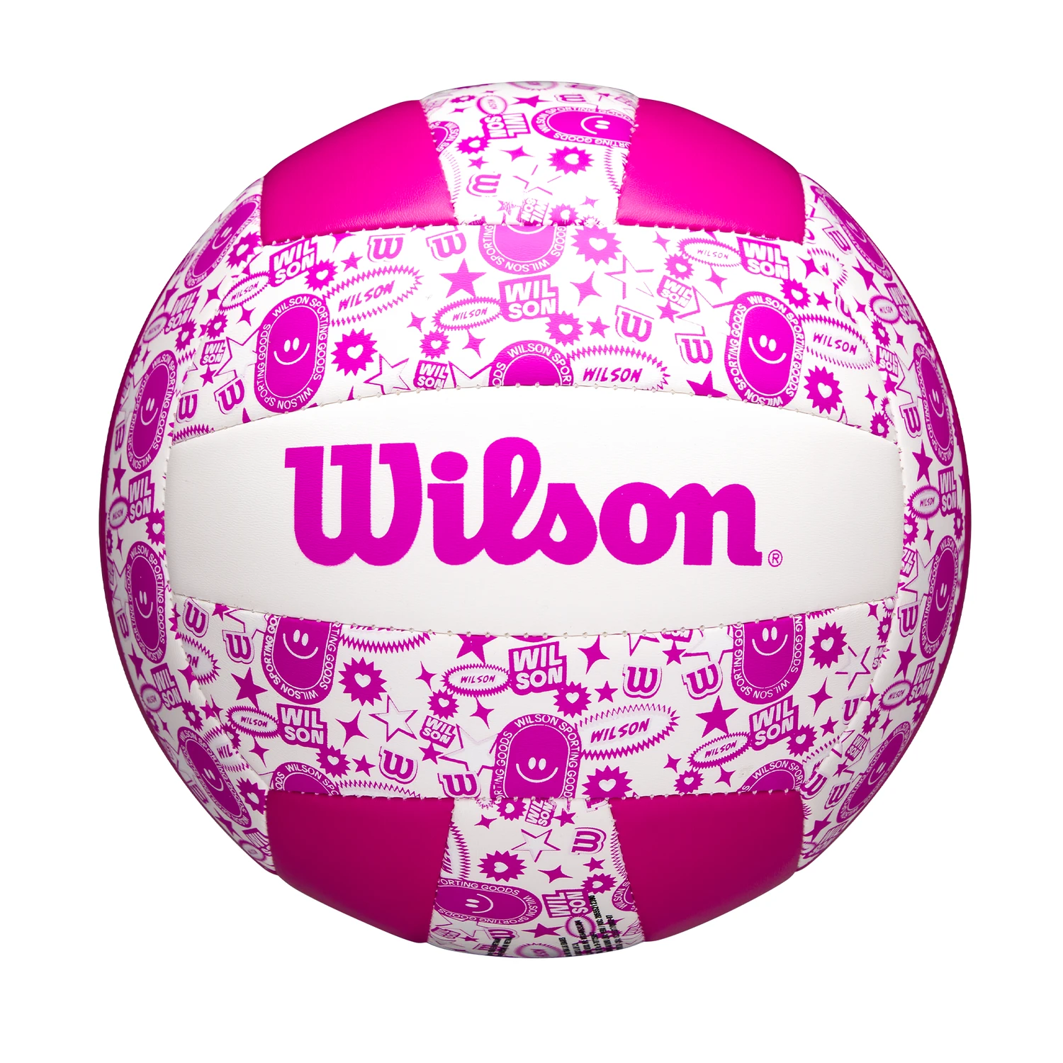 Stamp Volleyball Purple/White