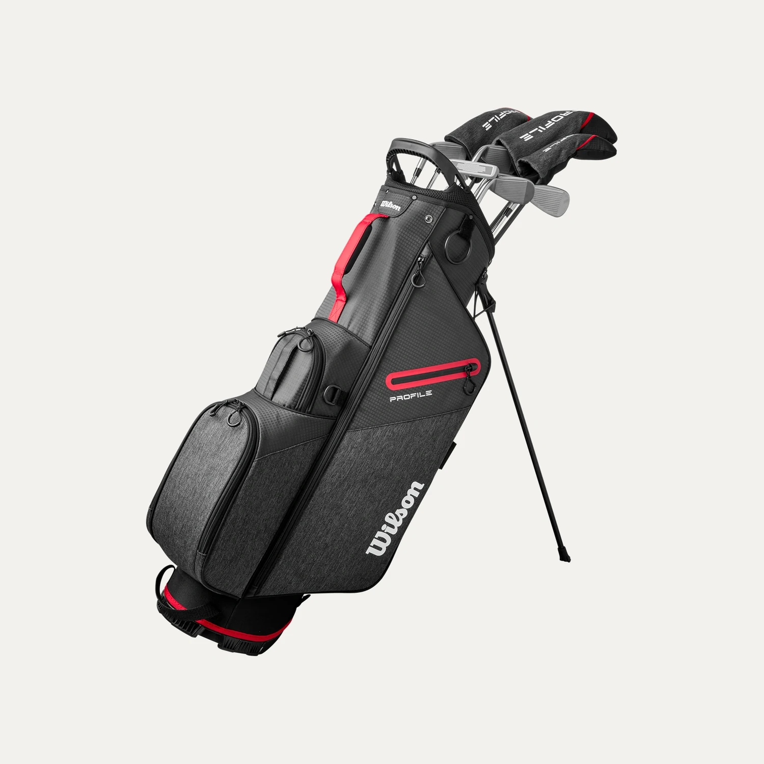 WILOSN PROFILE SET MEN RH STAND STD GOLF BAG