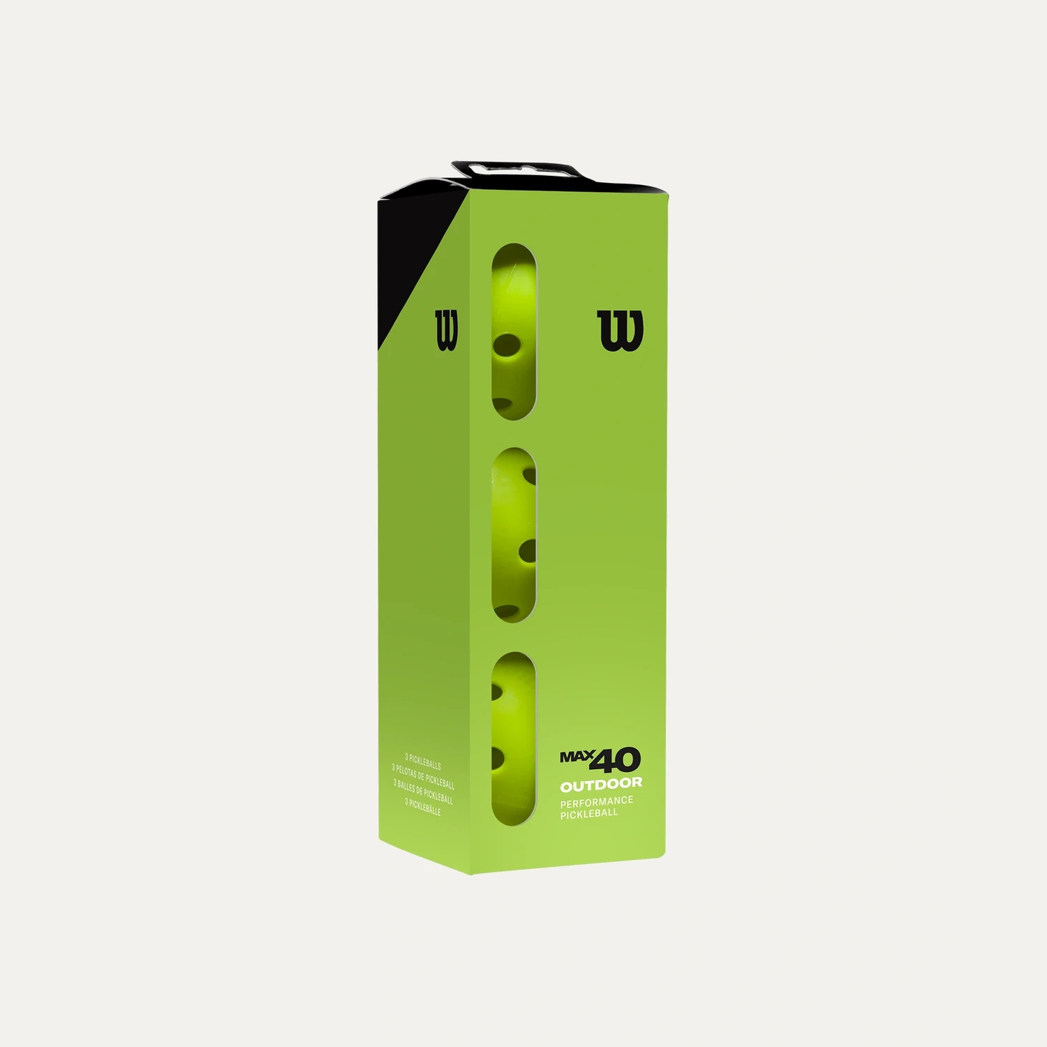 MAX 40 OUTDOOR PICKLE BALL 3 PACK Green