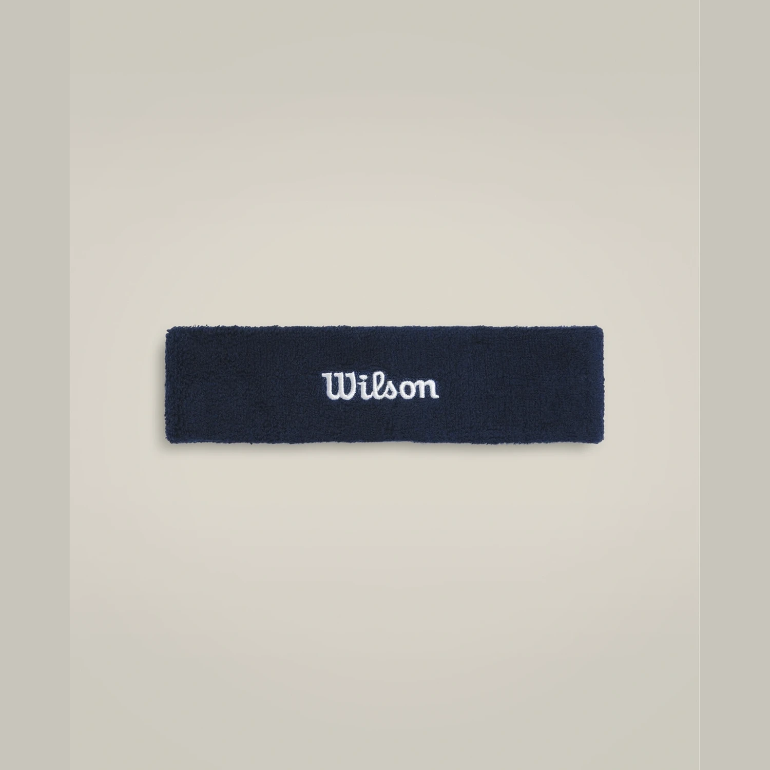[WU00019331DBCOS] U WILSON HEADBAND CLASSIC NAVY OS