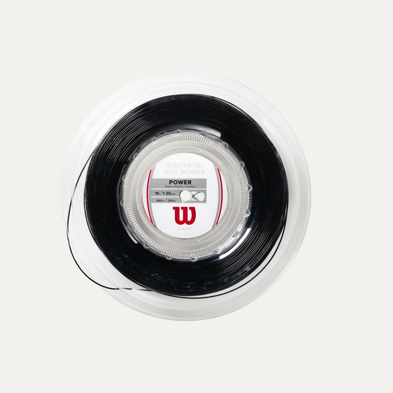[WRZ905200] Synthetic Gut Power 16 Tennis String - 200m Reel
