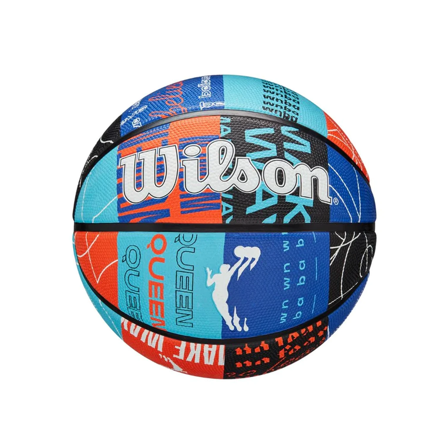 [WZ3009201XB6] WNBA HEIR DNA Basketball Blue/Orange 6