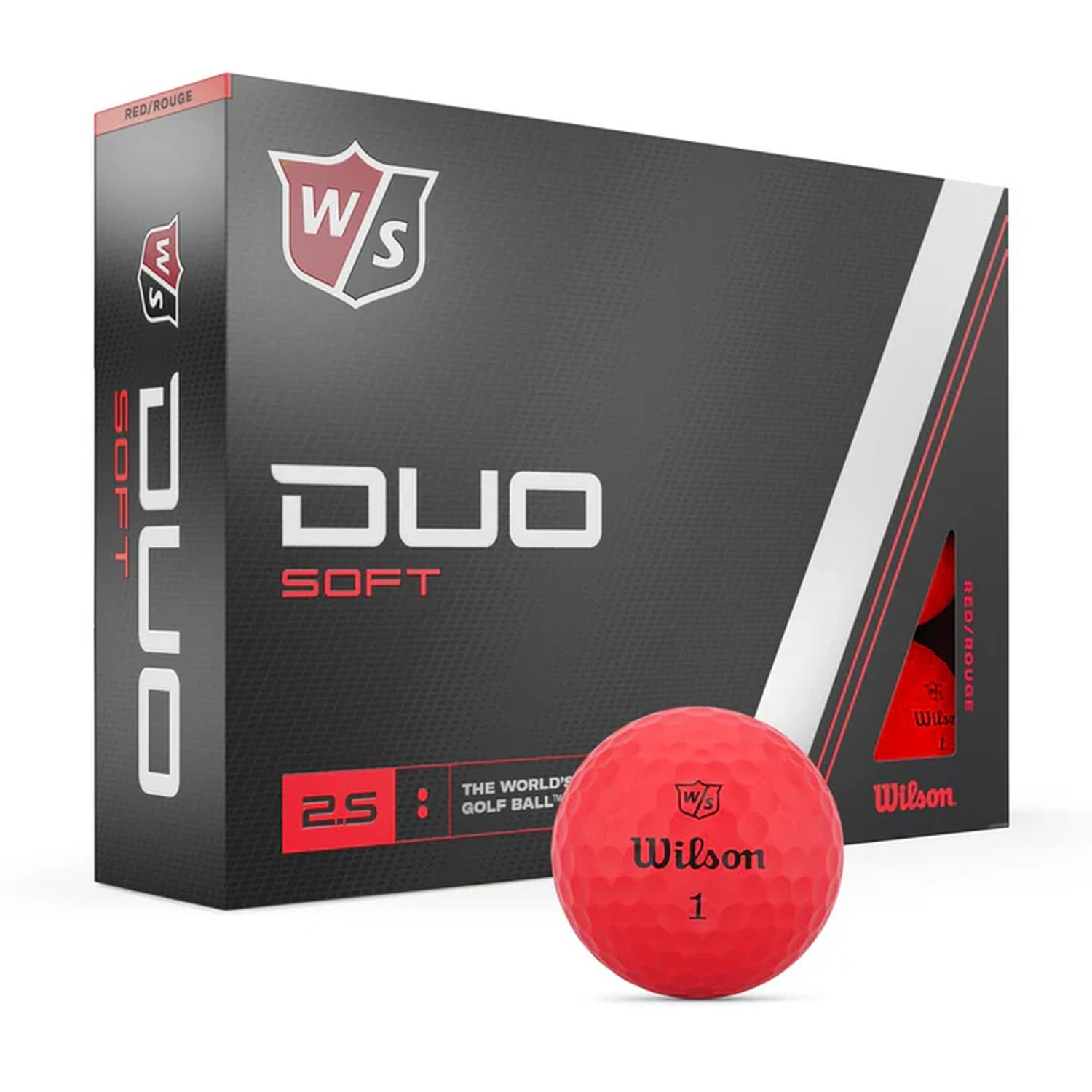 [WG2006106] W/S DUO SOFT RED 12-BALL