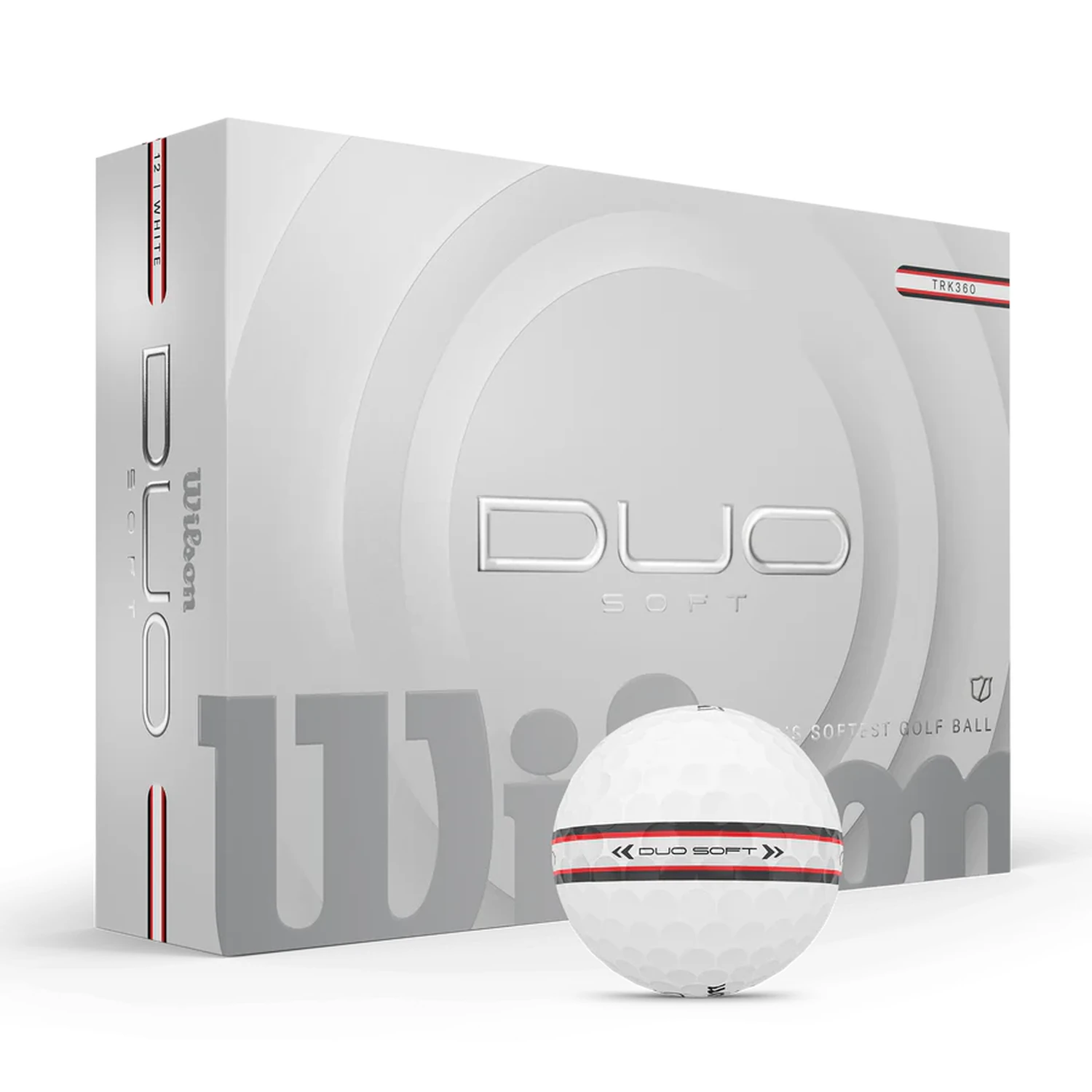 [WG2009103] DUO SOFT GOLF BALL TRK360 12-BALL