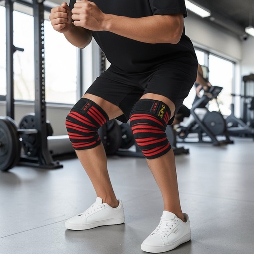 [1003] MD Stay Fit Weight Lifting Knee Support